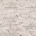 SILVER TRAVERTINE - SPLITFACE - THIN VENEER PANEL - 6" X 24" - FLATS - EACH (M)