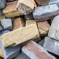 MULTIBLEND BLUE/BROWN - LEDGESTONE - TUMBLED - 4 X 4 X RANDOM LENGTHS