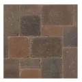 Belgard Dublin Cobble Paver, 60mm, 6" x 9", Fossil Beige