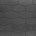 Tb Hexa 60 Slab Smooth HD2 Onyx Black 96.55 sf/Pal 8.78 sf/Layer | 006741