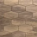 Techo-Bloc Hexa 60mm HD² Smooth Paver, Chestnut Brown | 006742