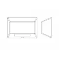 WAC Landscape Deck Rect Brass | 3031-27BBR