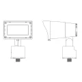 WAC Landscape Nema FLood Al 12V 2700K | 5221-30BBR