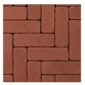 Belgard Brooklyn Paver, 60mm T2 (Truecolor+Durafusion), 2-3/8" x 3" x 9", Carmine