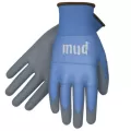 Tough Mud Work Gloves, Medium Smooth Polyurethane Coated Palm Blueberry | 028B/M BLUEBERRY MED