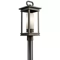Kichler South Hope 1 Light Outdoor Post, Bronze | 49478RZ