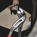 10" L X 2" W Water Pump Plier, Chrome Vanadium Electric Steel, Forged, Oil-Hardened, Plastic Handle | 8801250
