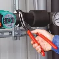 12" L X 2-1/8" W Water Pump Plier, Chrome Vanadium Electric Steel, Forged, Oil-Hardened, Plastic Handle | 8801300