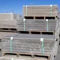 Grey Wall Cap Two Long Edges Pitched, 2-1/4" x 14", Natural Stone