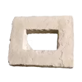 Dutch Utility Receptacle Block Gray 20 Ea/ Bx 8" X 6.5" | DQACC0082