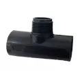Sch 40 PVC Manifold Tee 1" MPT x Slip | D402