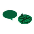 Universal Valve Box Lid Green Dia 10-1/2" x H 2.1" | 10RND-UC