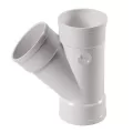 45 Degrees Elbow, 3" Hub x Hub x Hub PVC | 3P08_alt