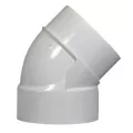 45 Degrees Elbow, 3.27" x 3.47" Spigot x Hub HDPE Street | 3P03ST