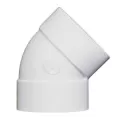 45 Degrees Elbow, 4" Hub x Hub PVC | 4P03_alt