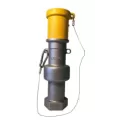 Leemco Bottom Inlet Yellow Locking Cap Quick Couple Valve 1" FPT | L2QCV-FPT-Y
