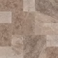 TUSCANY WALNUT TRAVERTINE - PAVER, TUMBLED - 24" X 24" X 1-1/4" - EACH (M)