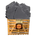 FLAGSTONE SAND BASE ANTIQUE BLACK SAND BASE ANTIQUE BLACK (LIMESTONE–TUMBLED) 2"