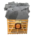 FLAGSTONE SAND BASE BLACK SLATE SAND BASE BLACK SLATE (SLATE) 2"