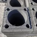 Solid Chimney Block, 22" x 22" x 6" For Masonry Fireplaces