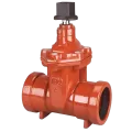 Nibco P-619-RW Non-Rising Stem Resilient Wedge Gate Valve Cast Iron 8" G x G | NHAC21L