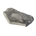Grey Kodiak Flats W/ Split Backs Not Cut Natural Stone