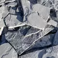 Grey Kodiak Flats W/ Split Backs Not Cut Natural Stone
