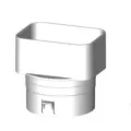 Centered Downspout Adapter 3" X 4" X 4" | 1872AN