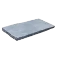 SUI RF JUMBO PATT 4S RF ANTIQUE BLACK 4 SIDES ROCK FACE ANTIQUE BLACK (LIMESTONE–TUMBLED) 12" X 24" X 1-1/4"