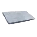 SUI RF JUMBO PATT 4S RF ANTIQUE BLACK 4 SIDES ROCK FACE ANTIQUE BLACK (LIMESTONE–TUMBLED) 12" X 24" X 1-1/4"
