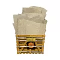 EASED EDGE 1LS ANTIQUE YELLOW 1 LONG SIDE EASED EDGE ANTIQUE YELLOW (LIMESTONE–TUMBLED) 14" X 24" X 2"