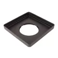 12" Square Low Profile Basin Black | BS12LP | BS12LP