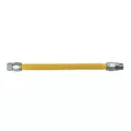 Gas Connector, (ID) 3/4" x (OD) 7/8" x 24" Stainless Steel Yellow Coated, Flex | CSSB21-24