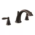 BRANTFORD Low Arc Roman Tub Faucet, Metal Orb, 2-Handle | T933ORB