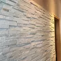 STACKED STONE FLATS WHITE QUARTZITE WHITE QUARTZITE SPLIT FACE FLATS - 6 EA (6 SF) PER BUNDLE / 288 EA (SF) PER PALLET 6" X 24"