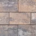 NICOLOCK VERONA WALL CONT SOUTH BAY BLEND - CONTEMPORARY/NON-TUMBLED - 96 EA/ PALLET - 3 EA/ SF - 8 LR/ PALLET 4" X 12" X 8"