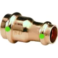 Reducing Coupling, 2" x 1-1/4" Press x Press Copper ProPress | 22328