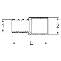 Adapter, 1/2" x 1/2" Brass, PureFlow Crimp Male Sweat | 46633