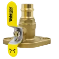 Webstone Ball Valve Pro-Connect Press Isolator Brass 1-1/4" Full Port Forged | 81405HV