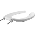 Open Front Toilet Seat, Plastic White | 7B1055000