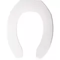Open Front Toilet Seat, Plastic White | 7B1055000
