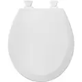 Wood Closet Toilet Seat, Plastic White, Cover | 7B500EC000