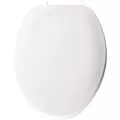 Beneke Residential Toilet Seat, Molded Wood White Cfwc Elongated Paint | EM30TM