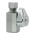 1-Piece Straight Stop Brass 1/2" x 3/8" FIP x Compression | G2R12X C