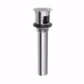 Lavatory Grid Drain, 1-1/4" x (L) 6" Chrome Plated 17 ga | D70100