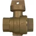 MCDONALD BALL STOP & WASTE FIP X FIP LEAD FREE 1' | 5131-269