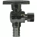 Angle Stop 1/2" x 1/4" lead Free Brass, PEX x OD Quarter Turn | 5421-295