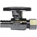 Straight Stop 1/2" x 1/4", Lead Free Brass, PEX x OD | 5424-467