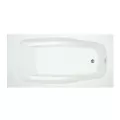3672 PRO-FIT Drop-In or Alcove Bathtub, Fiberglass Soaker White | 6521