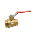 Red-White 2-Piece Ball Valve Brass 1/2" FNPT x FNPT | 5044AB12